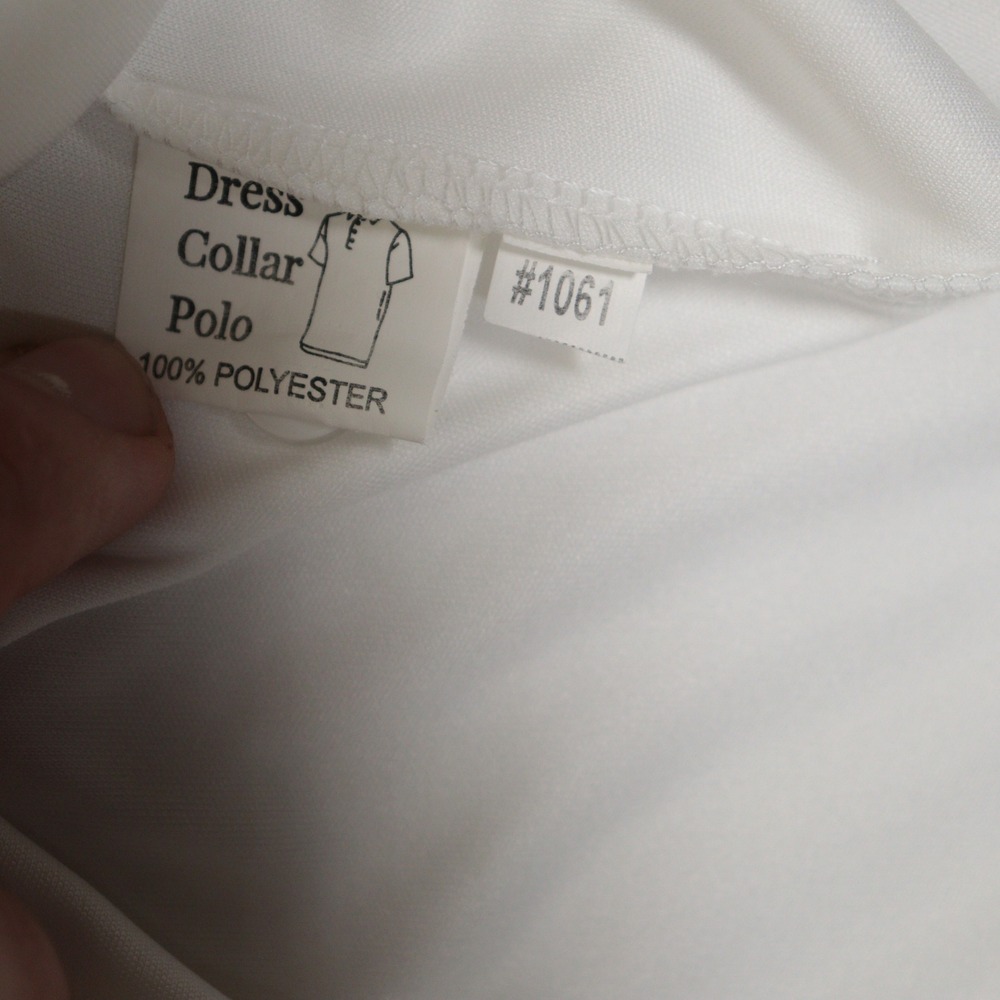 Collars & Co. Dress Collar Polo Shirt Men XL Short Sleeve Performance Shirt EUC - Picture 6 of 7